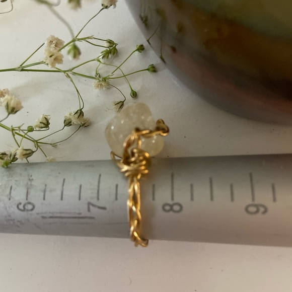 Citrine wire wrapped ring.🌟 - Picture 5 of 6